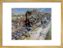 'The Opening of the Stockton & Darlington Railway', 1825. art print medium gold Art Print - Science Museum Shop