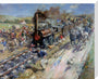 'The Opening of the Stockton & Darlington Railway', 1825. stretched canvas large none Art Print - Science Museum Shop