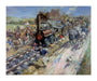 'The Opening of the Stockton & Darlington Railway', 1825. unstretched canvas extra large none Art Print - Science Museum Shop