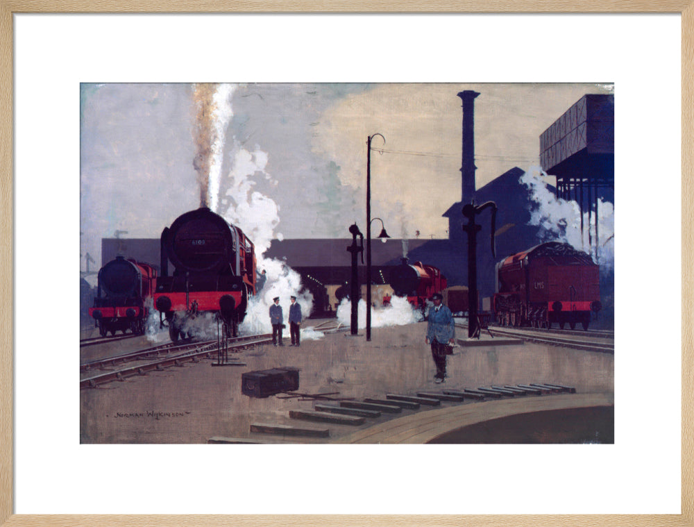 'Ready for the Road', original artwork for LMS poster, c 1930. art print large natural Art Print - Science Museum Shop