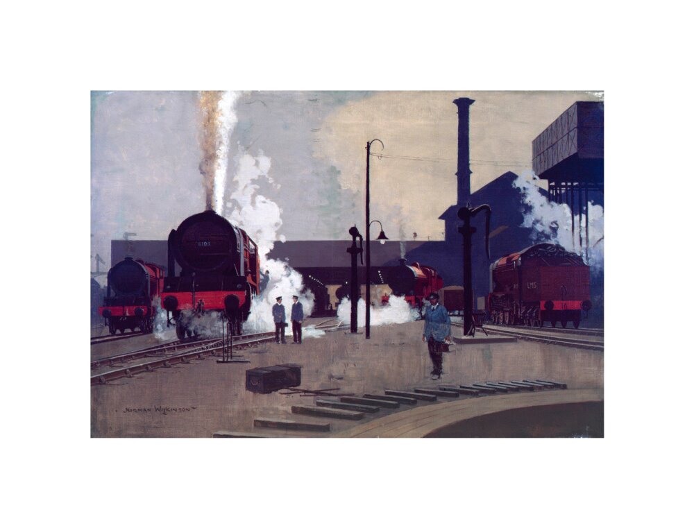 'Ready for the Road', original artwork for LMS poster, c 1930. unstretched canvas small none Art Print - Science Museum Shop