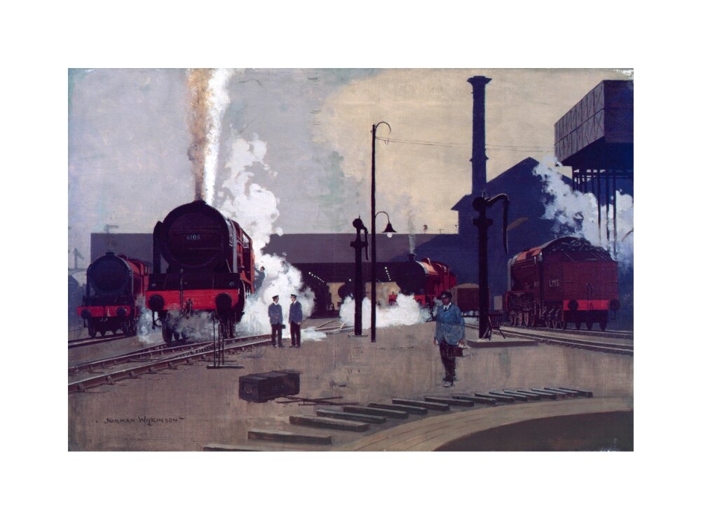 'Ready for the Road', original artwork for LMS poster, c 1930. unstretched canvas medium none Art Print - Science Museum Shop