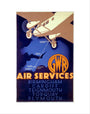 'GWR Air Services', GWR poster, 1933. art print extra small none Art Print - Science Museum Shop