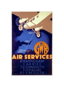 'GWR Air Services', GWR poster, 1933. unstretched canvas small none Art Print - Science Museum Shop