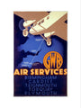 'GWR Air Services', GWR poster, 1933. art print medium none Art Print - Science Museum Shop