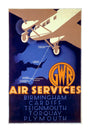 'GWR Air Services', GWR poster, 1933. unstretched canvas extra large none Art Print - Science Museum Shop