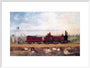 'Dane' London & South Western Railway locomotive no 126, c 1850s. art print extra large white Art Print - Science Museum Shop