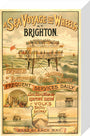 Volk's Brighton & Rottingdean Seashore Electric Railway, poster. stretched canvas small none Art Print - Science Museum Shop