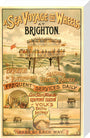 Volk's Brighton & Rottingdean Seashore Electric Railway, poster. stretched canvas medium none Art Print - Science Museum Shop