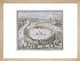 'Richard Trevithick's Railroad, Euston Square, 1809', 1808. art print small natural Art Print - Science Museum Shop