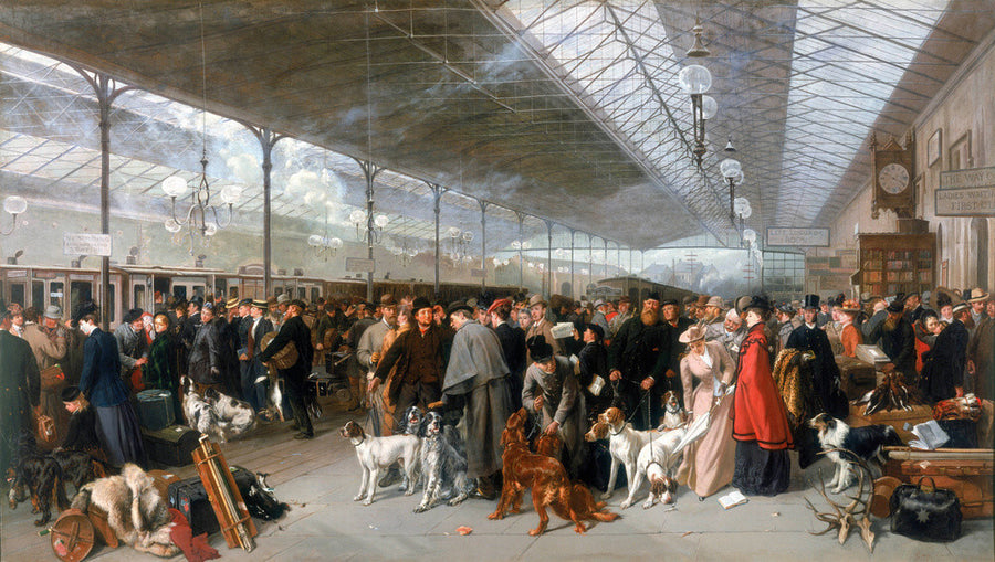 'Perth Station, Coming South', 1895. Art Print - Science Museum Shop