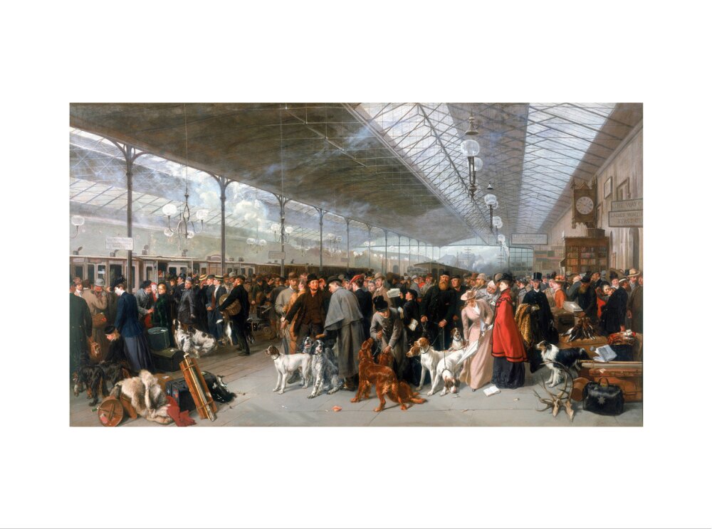 'Perth Station, Coming South', 1895. art print extra large none Art Print - Science Museum Shop