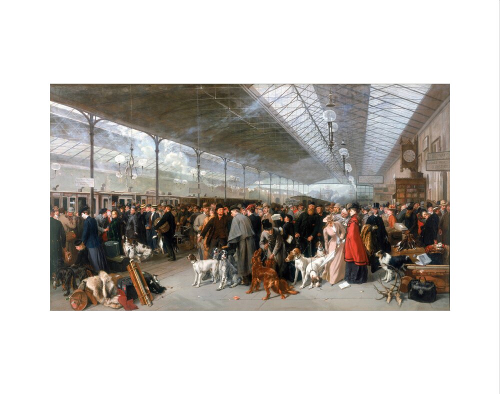 'Perth Station, Coming South', 1895. art print extra small none Art Print - Science Museum Shop