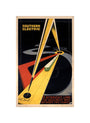 'The Quickest Way Between Two Points', SR poster, 1931. unstretched canvas small none Art Print - Science Museum Shop