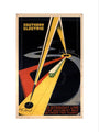 'The Quickest Way Between Two Points', SR poster, 1931. art print large none Art Print - Science Museum Shop