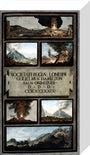 Volcanic activity on Mount Vesuvius, Kingdom of Naples, 1779. stretched canvas small none Art Print - Science Museum Shop