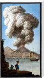 An eruption of Mount Vesuvius as seen from Posillipo, Kingdom of Naples, 9 August 1779. stretched canvas extra large none Art Print - Science Museum Shop
