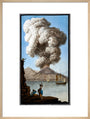 An eruption of Mount Vesuvius as seen from Posillipo, Kingdom of Naples, 9 August 1779. art print large natural Art Print - Science Museum Shop