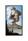 An eruption of Mount Vesuvius as seen from Posillipo, Kingdom of Naples, 9 August 1779. unstretched canvas small none Art Print - Science Museum Shop