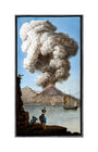 An eruption of Mount Vesuvius as seen from Posillipo, Kingdom of Naples, 9 August 1779. unstretched canvas medium none Art Print - Science Museum Shop