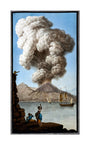 An eruption of Mount Vesuvius as seen from Posillipo, Kingdom of Naples, 9 August 1779. unstretched canvas large none Art Print - Science Museum Shop