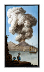 An eruption of Mount Vesuvius as seen from Posillipo, Kingdom of Naples, 9 August 1779. unstretched canvas extra large none Art Print - Science Museum Shop
