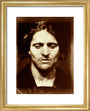 'Iago, study from an Italian' by Julia Margaret Cameron, 1867. art print extra small gold Art Print - Science Museum Shop