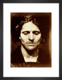 'Iago, study from an Italian' by Julia Margaret Cameron, 1867. art print small black Art Print - Science Museum Shop