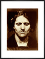 'Iago, study from an Italian' by Julia Margaret Cameron, 1867. art print large black Art Print - Science Museum Shop