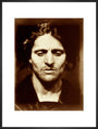 'Iago, study from an Italian' by Julia Margaret Cameron, 1867. art print extra large black Art Print - Science Museum Shop