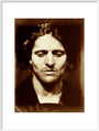 'Iago, study from an Italian' by Julia Margaret Cameron, 1867. art print extra large white Art Print - Science Museum Shop