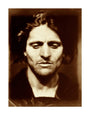 'Iago, study from an Italian' by Julia Margaret Cameron, 1867. unstretched canvas large none Art Print - Science Museum Shop