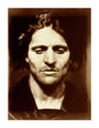 'Iago, study from an Italian' by Julia Margaret Cameron, 1867. unstretched canvas extra large none Art Print - Science Museum Shop