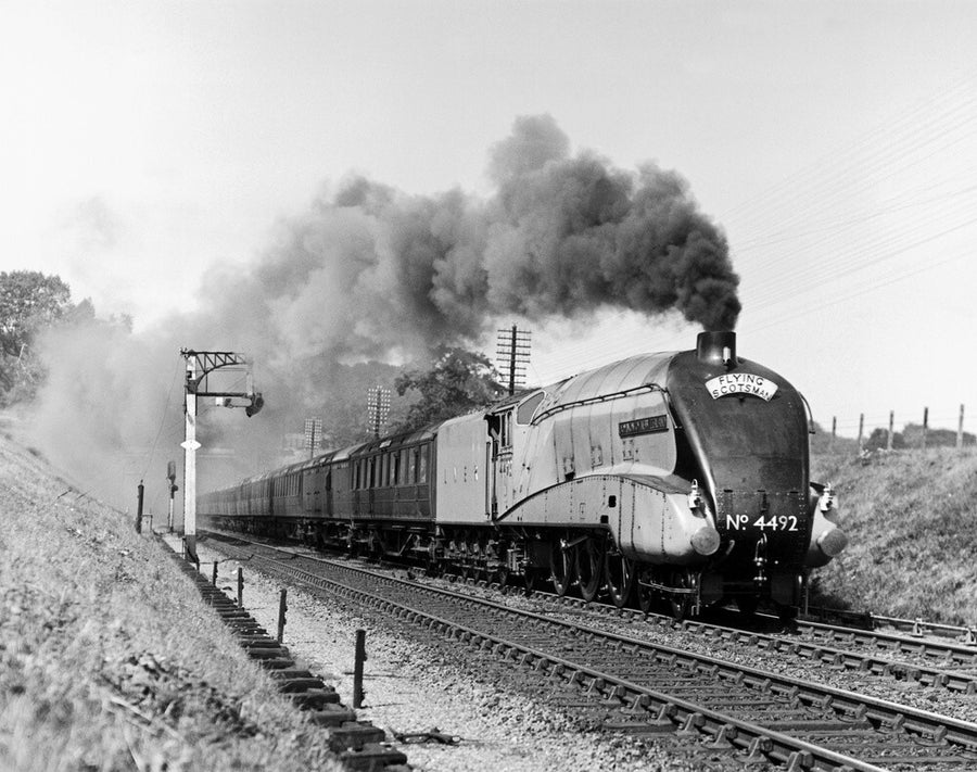 'Flying Scotsman' Class A4, No. 4492 ' 1937. Art Print - Science Museum Shop