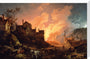 'Coalbrookdale by Night', 1801. stretched canvas large none Art Print - Science Museum Shop