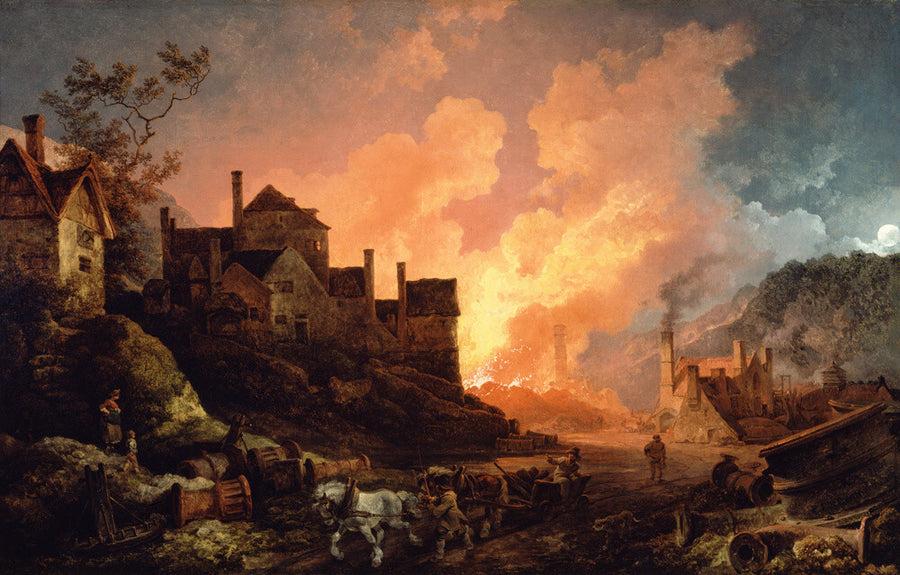 'Coalbrookdale by Night', 1801. Art Print - Science Museum Shop