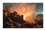 'Coalbrookdale by Night', 1801. unstretched canvas extra large none Art Print - Science Museum Shop