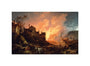 'Coalbrookdale by Night', 1801. unstretched canvas small none Art Print - Science Museum Shop