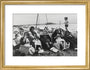 Brighton Beach, West Sussex, 1966. art print small gold Art Print - Science Museum Shop