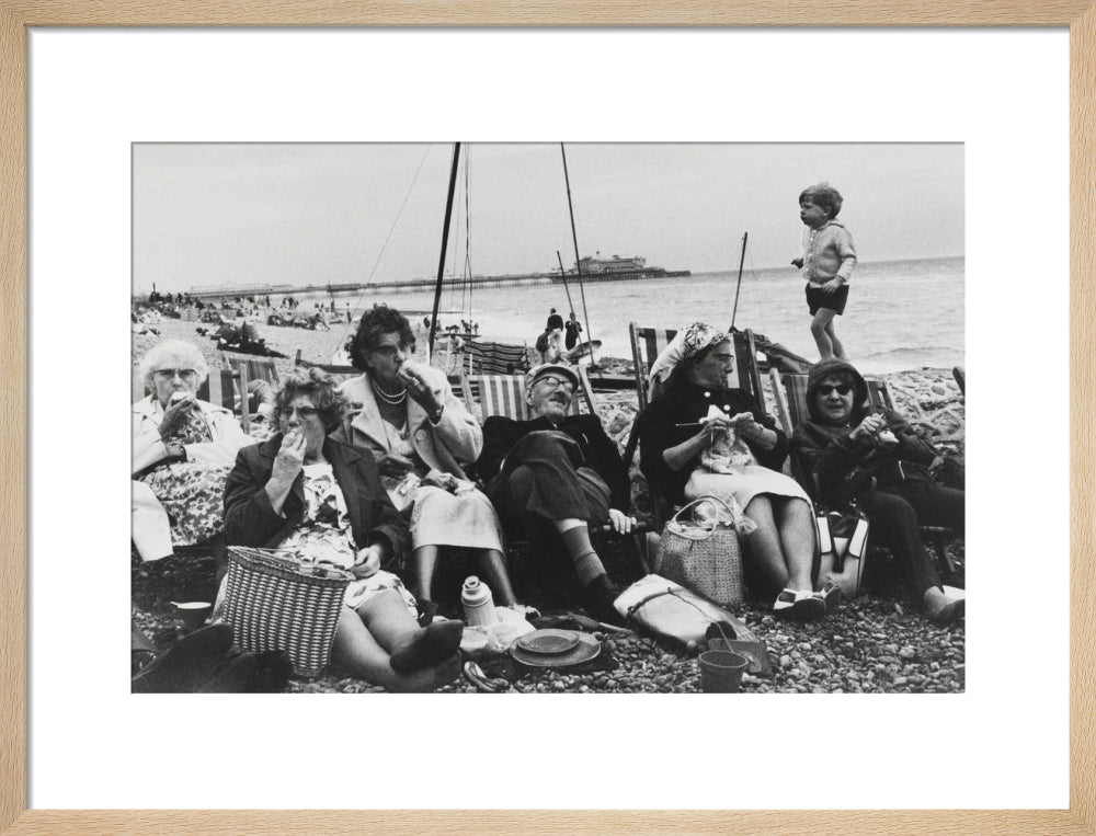 Brighton Beach, West Sussex, 1966. art print medium natural Art Print - Science Museum Shop