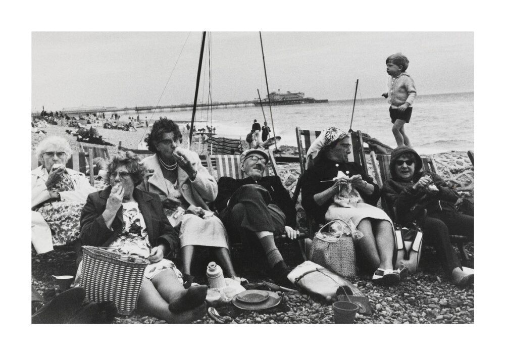 Brighton Beach, West Sussex, 1966. unstretched canvas extra large none Art Print - Science Museum Shop