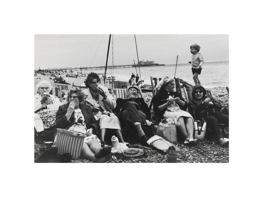 Brighton Beach, West Sussex, 1966. unstretched canvas small none Art Print - Science Museum Shop
