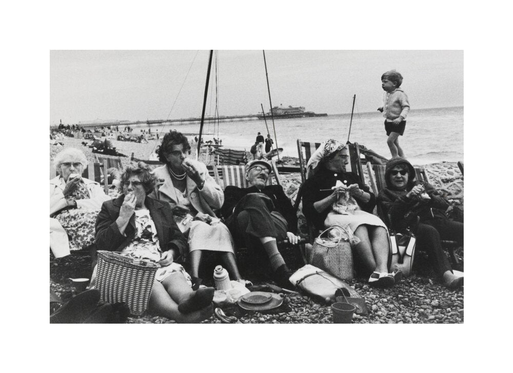 Brighton Beach, West Sussex, 1966. unstretched canvas medium none Art Print - Science Museum Shop