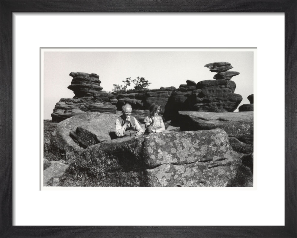 Brimham Rocks, North Yorkshire, 1968. art print extra small black Art Print - Science Museum Shop
