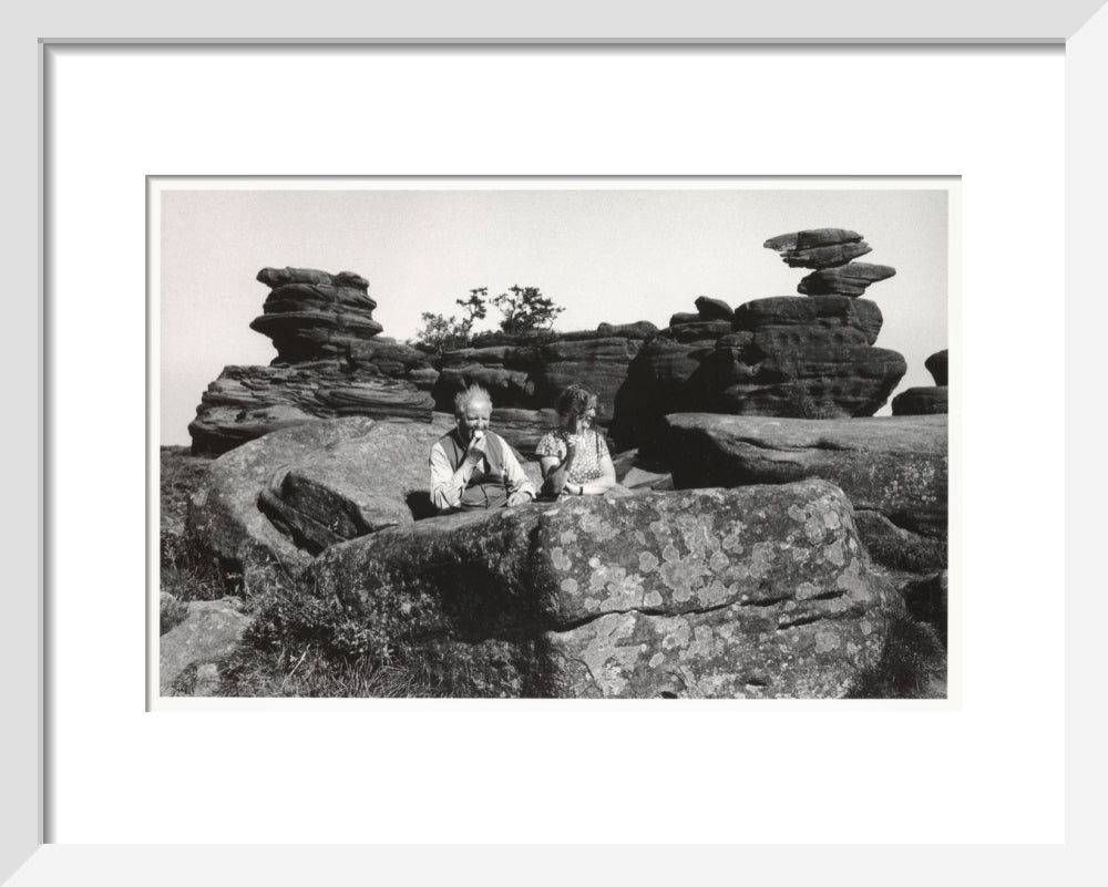 Brimham Rocks, North Yorkshire, 1968. art print extra small white Art Print - Science Museum Shop