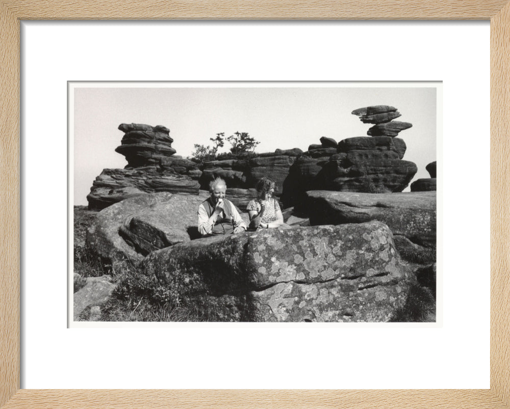 Brimham Rocks, North Yorkshire, 1968. art print extra small natural Art Print - Science Museum Shop