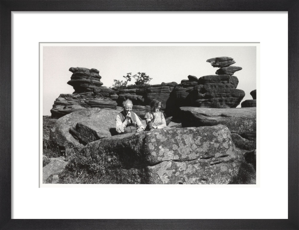 Brimham Rocks, North Yorkshire, 1968. art print small black Art Print - Science Museum Shop