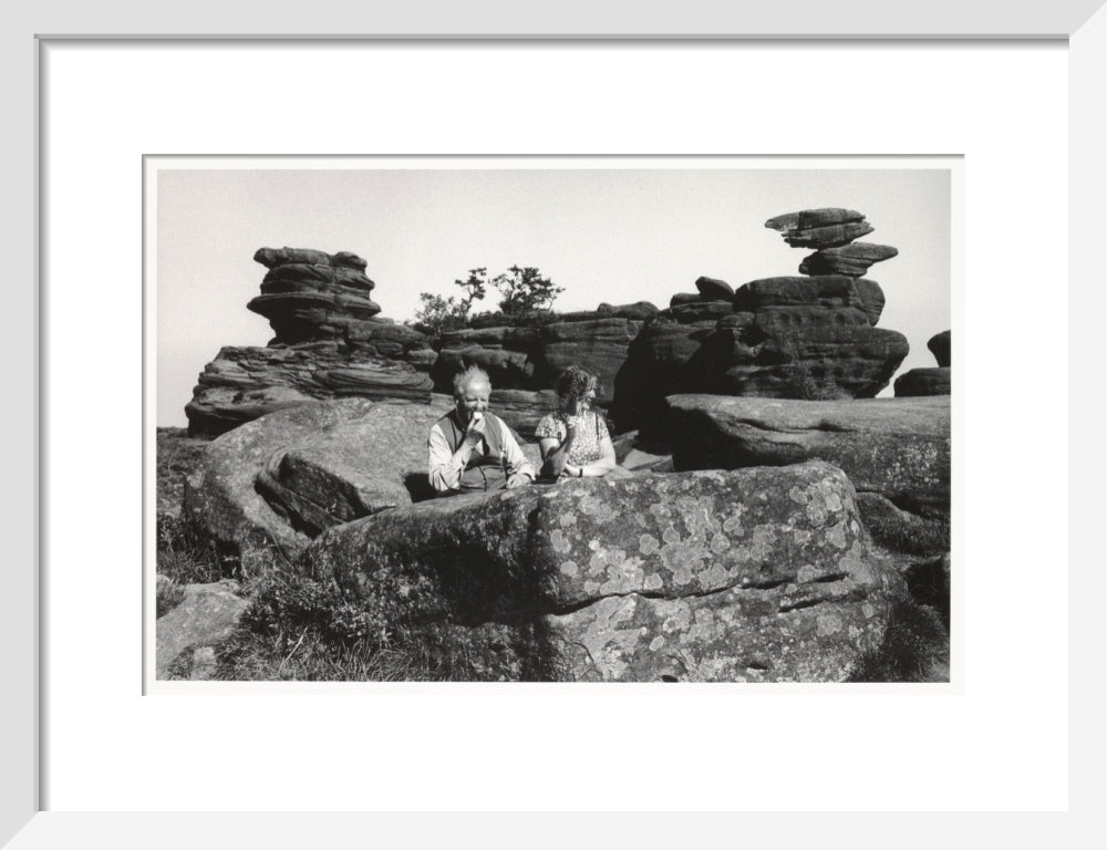 Brimham Rocks, North Yorkshire, 1968. art print small white Art Print - Science Museum Shop