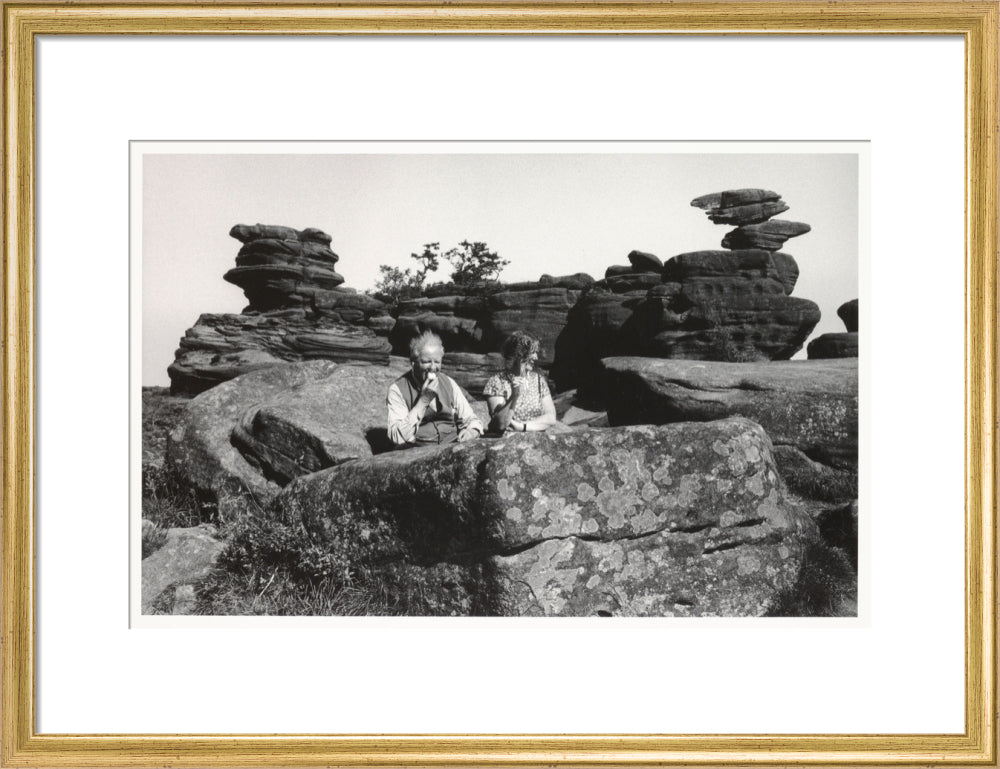 Brimham Rocks, North Yorkshire, 1968. art print medium gold Art Print - Science Museum Shop