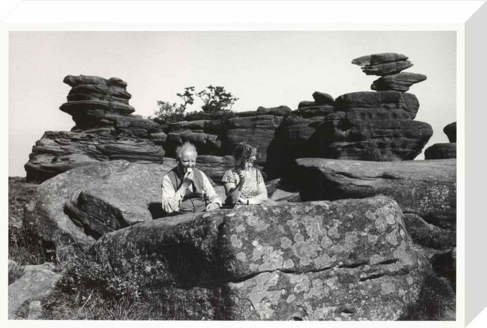 Brimham Rocks, North Yorkshire, 1968. stretched canvas medium none Art Print - Science Museum Shop